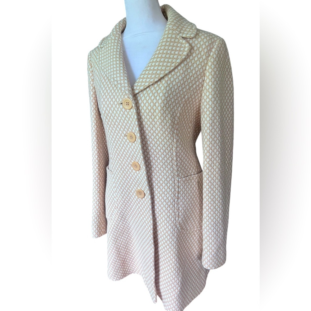 Ann Taylor Cream Pea Coat